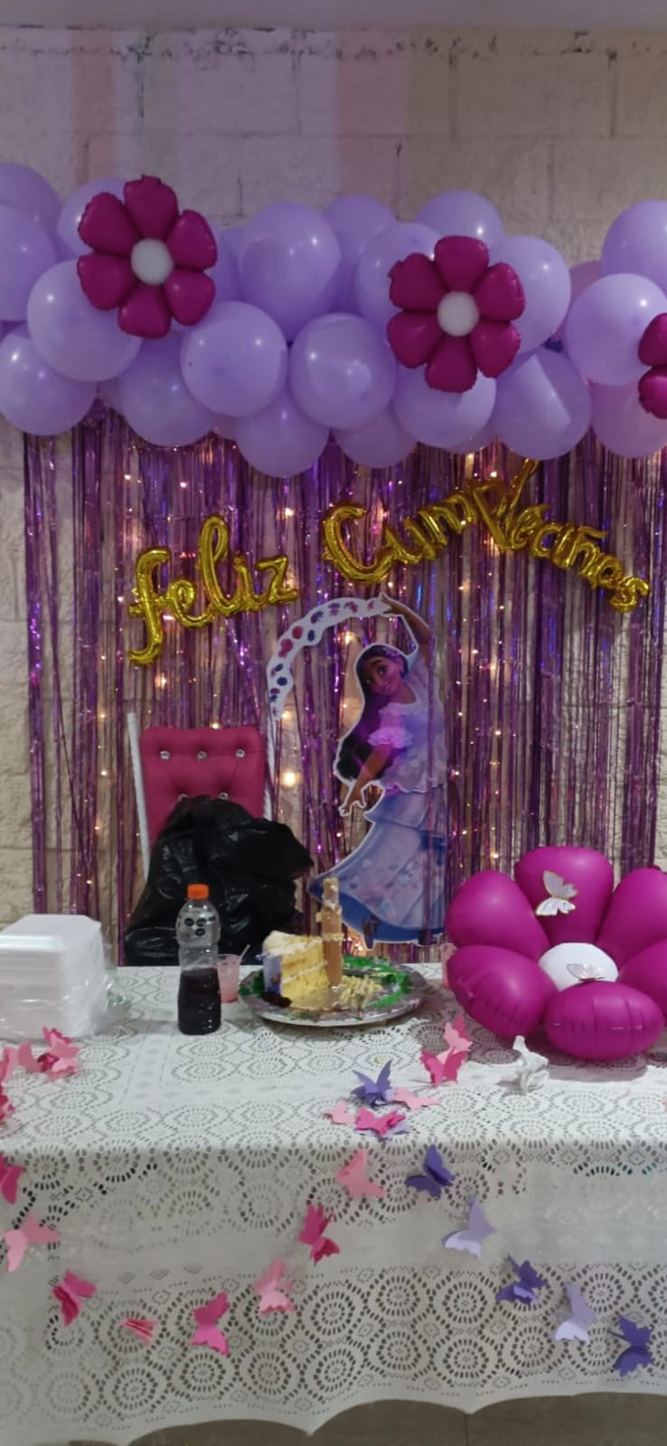 Montaje decorativo para evento